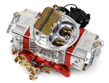 64-73 Ford Mustang Vergaser - Holley Ultra Street Avenger - 670 cfm - Aluminium - Elektrischer Choke - Poliert/Rot