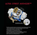 64-73 Ford Mustang Vergaser - Holley Ultra Street Avenger - 770 cfm - Aluminium - Elektrischer Choke - Schwarz