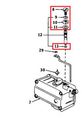 64-73 Ford Mustang Schwimmernadelventil / -sitz (35270773)