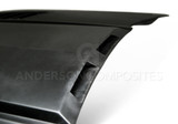 15-17 Ford Mustang Motorhaube - Ram Air, Fiberglas, Unlackiert, mit Luftauslass