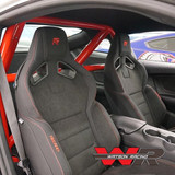 15-23 Ford Mustang (Coupe) Überrollkäfig - 4-Punkt rot