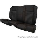 64-65 Ford Mustang (Hardtop) Sitzbezüge - Standard Sport II -  Rot/Weiß - Vorne und hinten 64-65 Ford Mustang (Hardtop) Sitzbezüge - Standard Sport II -  Rot/Weiß - Vorne und hinten