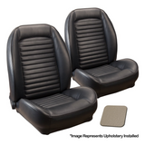 64-65 Ford Mustang (Hardtop) Sitzbezüge - Standard Sport II - Weiß - Vorne und hinten