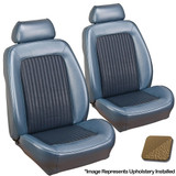1968 Ford Mustang (Convertible) Sitzbezüge - Standard Sport II - Nugget Gold - Vorne und hinten