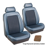 1968 Ford Mustang Sitzbezüge - Standard Sport II - Saddle - Vorne