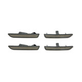 10-14 Ford Mustang Set Seitenmarkierungsleuchten - Vorne und Hinten, Rauchglas Vorne und hinten