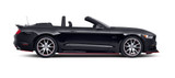 15-26 Ford Mustang (Convertible) Überrollbügel - Schwarz - ohne Bremsleuchte - CDC Outlaw