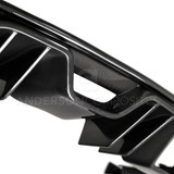 15-17 Ford Mustang Stoßstangenansatz - Carbon, 4-Rohr