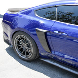 15-23 Ford Mustang Lufteinlass Seitenwand hinten - Carbon