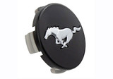 15-24 Ford Mustang Nabenkappe - Schwarz - Running Pony Logo