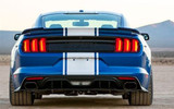 15-23 Ford Mustang Heckblende - Shelby, Schwarz Glänzend