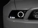 13-14 Ford Mustang Hauptscheinwerfer - Getönt - LED Halo Style