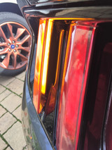 15-17 Ford Mustang Abdeckung Rücklicht - Folie, rot Hinten