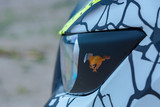 15-17 Ford Mustang Abdeckung für Hauptscheinwerfer - Reflektoren, schwarz matt, Pony Vorne