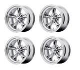 64-73 Ford Mustang Felgensatz - Torq Thrust D - Aluminium - 15x7 " - Poliert