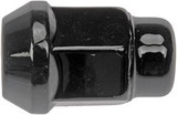 Dodge, Ford Radmutter - 1/2 Zoll - 13/16 Schlüssel - Schwarz/Chrom - 4er Set