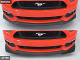 15-17 Ford Mustang Spoilerschwert - GT350 Style Vorne