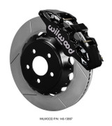 15-23 Ford Mustang (Disc/Disc) Wilwood Bremsanlage vorne AERO6 15 Zoll schwarz geschlitzt