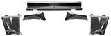 65-66 Ford Mustang (Fastback) Innere Seitenwandverkleidung - Komplettset hinten Hinten