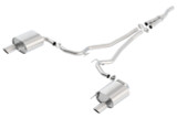 15-23 Ford Mustang (Coupe - 2.3) Abgasanlage - BORLA S-Type - polierte Blenden