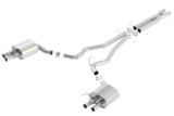 18-20 Ford Mustang (5.2) Abgasanlage - BORLA ATAK - 4-Rohr - ohne Blenden