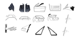 67-68 Ford Mustang (Hardtop) Dichtungsset Karosserie