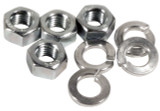 60-73 Chevrolet Corvette Base Engine Cooling Fan Motor Nut - Fan To Clutch Nut & Washer Set. 8 Piece