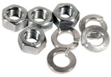 60-73 Chevrolet Corvette Base Engine Cooling Fan Motor Nut - Fan To Clutch Nut & Washer Set. 8 Piece