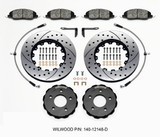 05-13 Ford Mustang (Disc/Disc) Überholsatz Verschleißteile Bremse - Wilwood Pro-Matrix Vorderachse