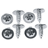 64-73 Ford Mustang Schraube Zierleiste Radhaus - Set, Stahl 64-73 Ford Mustang Schraube Zierleiste Radhaus - Set, Stahl