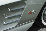 58-61 Chevrolet Corvette Zierleiste Kotflügel Vorne links und rechts (52697924)