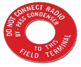 53-62 Chevrolet Corvette Lichtmaschine alte Bauart - Schild