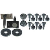 67-73 Ford Mustang Schraube Stoßstangenansatz - Set - Hinten Hinten