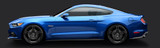 05-25 Ford Mustang Felgensatz - Shelby CS14 - 9,5x20 Zoll - Schwarz Vorne und hinten