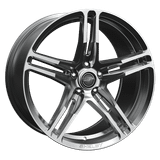 15-26 Ford Mustang Felgensatz - Shelby CS14 - 9,5x20 Zoll und 11x20 Zoll - Chrome Powder Vorne und hinten