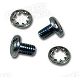 56-74 Chevrolet Corvette Base Ignition Breaker Points Adjustment Screw - Paar