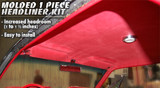67-68 Ford Mustang (Hardtop) Dachhimmel - Coupe - Saddle