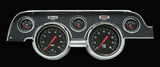 1967 Ford Mustang Instrumenteneinheit - Hot Rod - schwarze Blende - schwarze Ziffernblätter - MPH