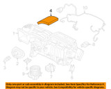15-26 Ford Mustang Innenraumfilter - Ford OEM Motorcraft