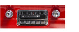 64-66 Ford Mustang Radio - Custom Autosound - Slidebar - Chrom Blende - Integriertes Bluetooth und Mikrofon