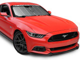 15-23 Ford Mustang Sonnenschutz Windschutzscheibe - Tri-Bar Pony Logo