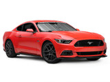 15-23 Ford Mustang Sonnenschutz Windschutzscheibe - Tri-Bar Pony Logo