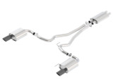 15-17 Ford Mustang (Convertible - 5.0) Abgasanlage - Borla - Touring - Schwarze Blenden