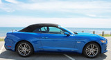 15-23 Ford Mustang (Convertible) Antennenstab - Schwarz Shorty kurz Aluminium