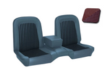 1968 Ford Mustang (Fastback) Sitzbezüge - Standard Deluxe - Bench Seat - Comfortweave - Dunkelrot - Vorne und hinten