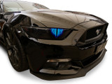 15-17 Ford Mustang Abdeckung für Hauptscheinwerfer - Snake Eye - Blau