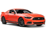 15-23 Ford Mustang (Coupe) Aufsatz für Scheibe - Schwarz Hinten Links und Rechts