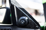 05-14 Ford Mustang Einstellhebel Außenspiegel - Blende innen - Carbon - LG116