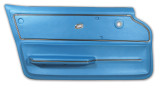 65-66 Chevrolet Corvette Base (Convertible) Türinnenverkleidung - Hellblau Links