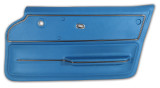 65-66 Chevrolet Corvette Base (Convertible) Türinnenverkleidung - Hellblau Rechts